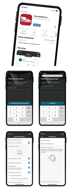 concretedirect mobil app erste schritte concretedirect mobil app erste schritte