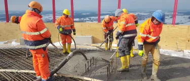 Betonieren bei kaltem Wetter
