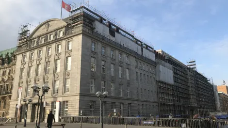 Gebäude am Alten Wall in Hamburg.