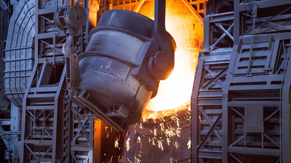 Bild einer Industrieanlage der Feuerfestindustrie.