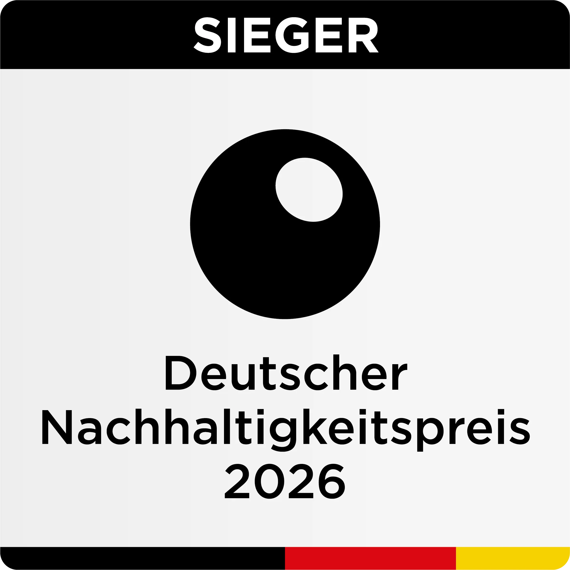Siegel Sieger Deutscher Nachhaltigkeitspreis 2026
