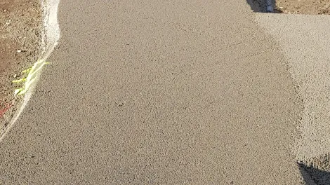 Dränbeton-Deckschicht