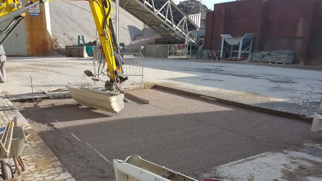 Gesteinskörnungen für Pflasterbettung und Pflasterfuge